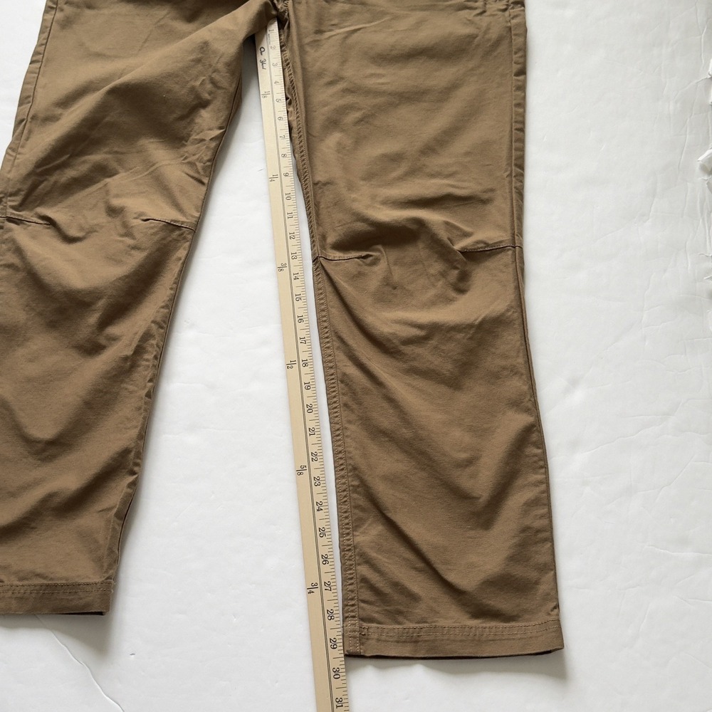 Roark Layover 2.0 Pants Men 36 Khaki Brown Travel Stretch Ventilation Drawstring - Picture 7 of 11